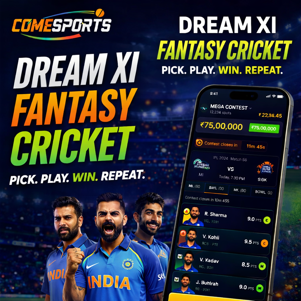 Come Cricket Hub IPL and live lineup timing